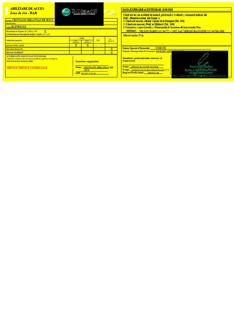 Card HAR - STC | PDF