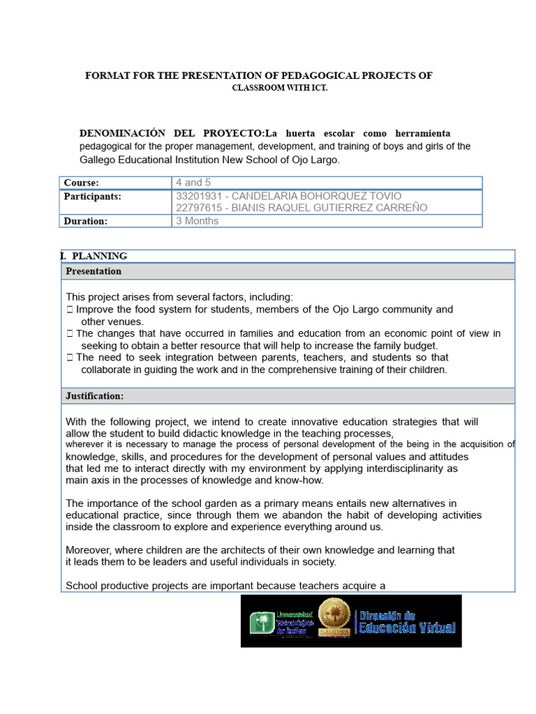 Template For ICT Innovation Project | PDF | Knowledge | Interdisciplinarity