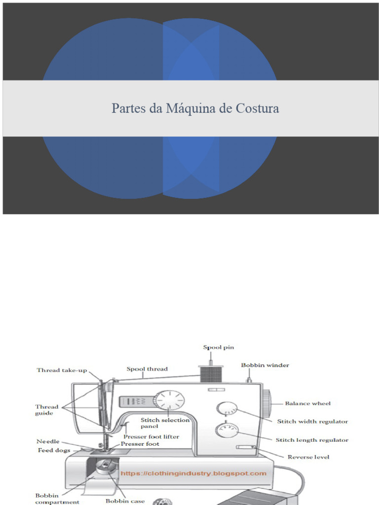 Partes e Funções da Máquina de Costura | PDF | Máquina de costura | Costura