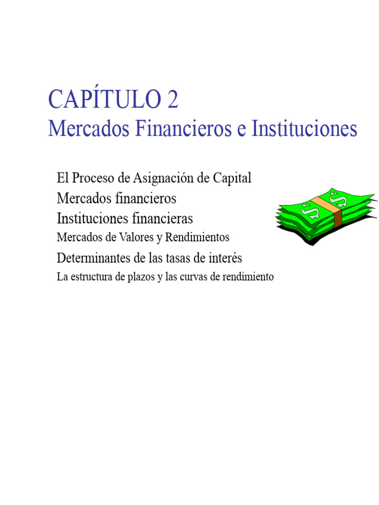 Mercados Financieros y Asignación de Capital | PDF | Compartir ...