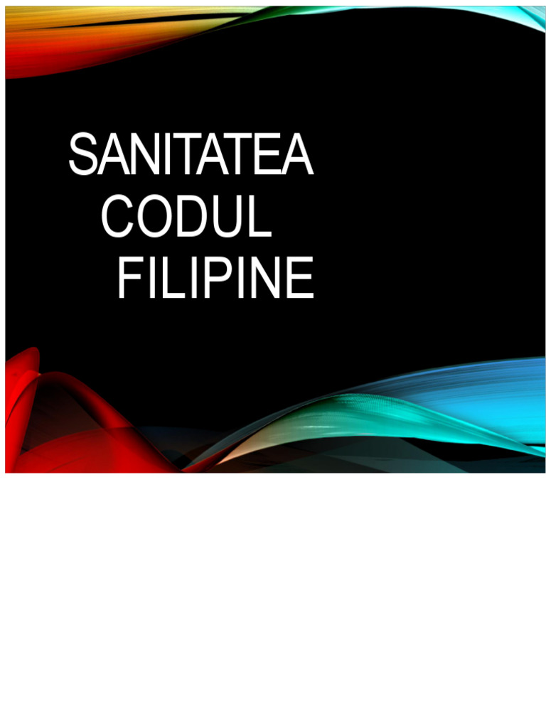 Codul de Salubritate | PDF