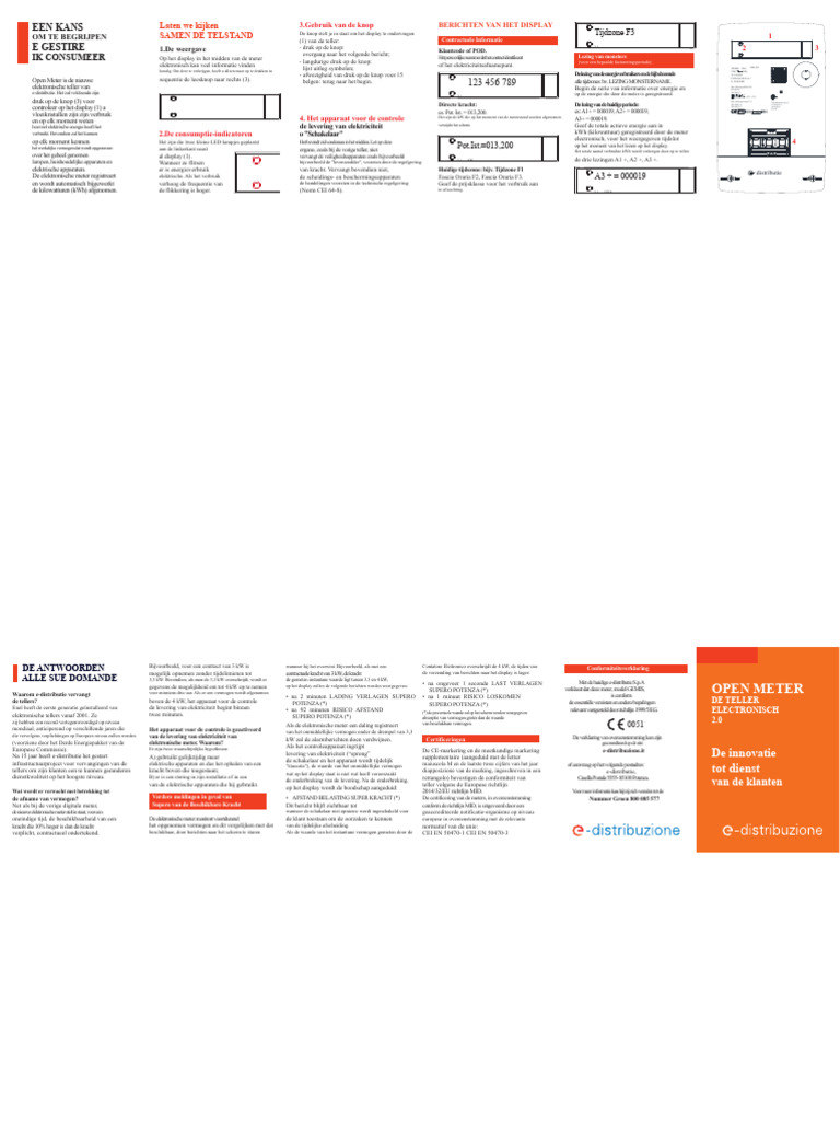 Handboek Voor Open Meter Elektronische Meter 2.0 Richtlijn R TTE | PDF