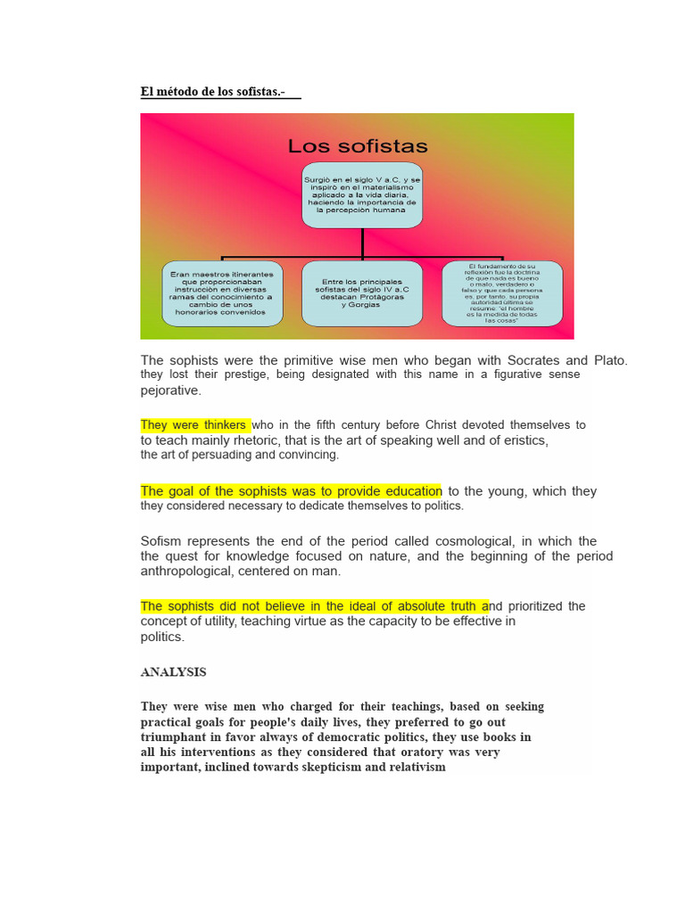 The Method of the Sophists | PDF