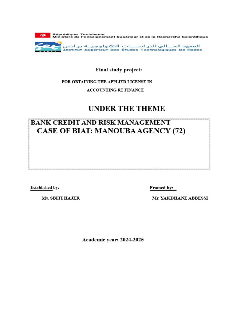 The Management of Banking Credit Risk | PDF | Credit | Finance & Money ...