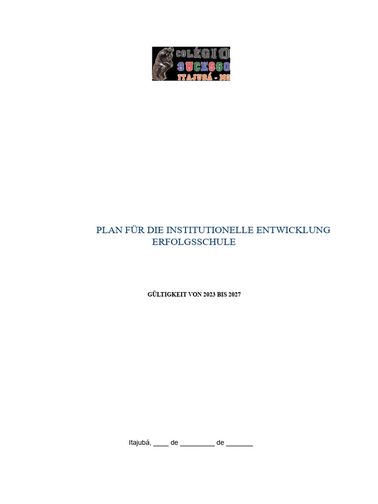 Institutional Development Plan | PDF
