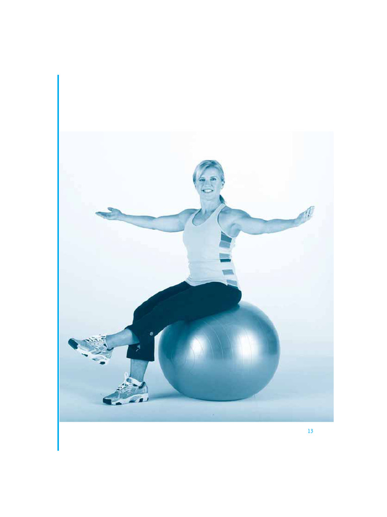 Dumbbell and Fitball Exercise Guide | PDF | Balance (Ability ...