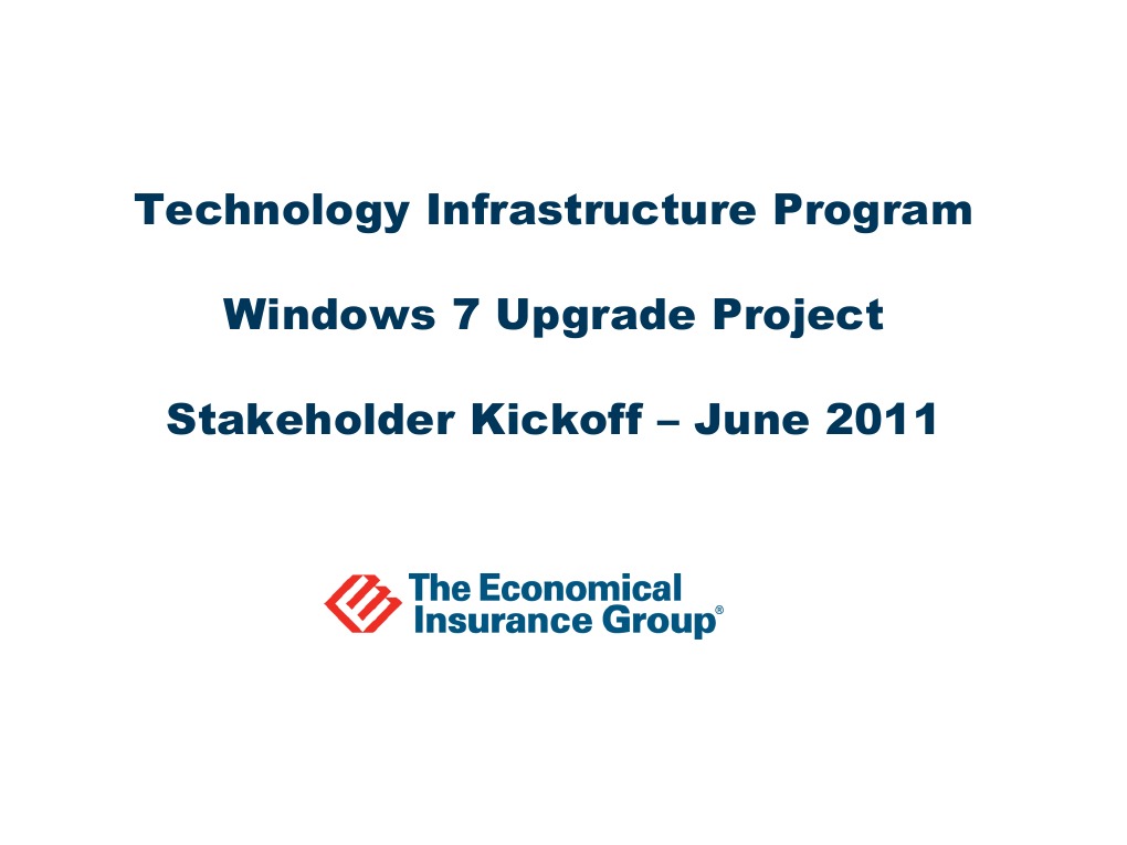 Windows 7 Upgrade Project Overview | PDF