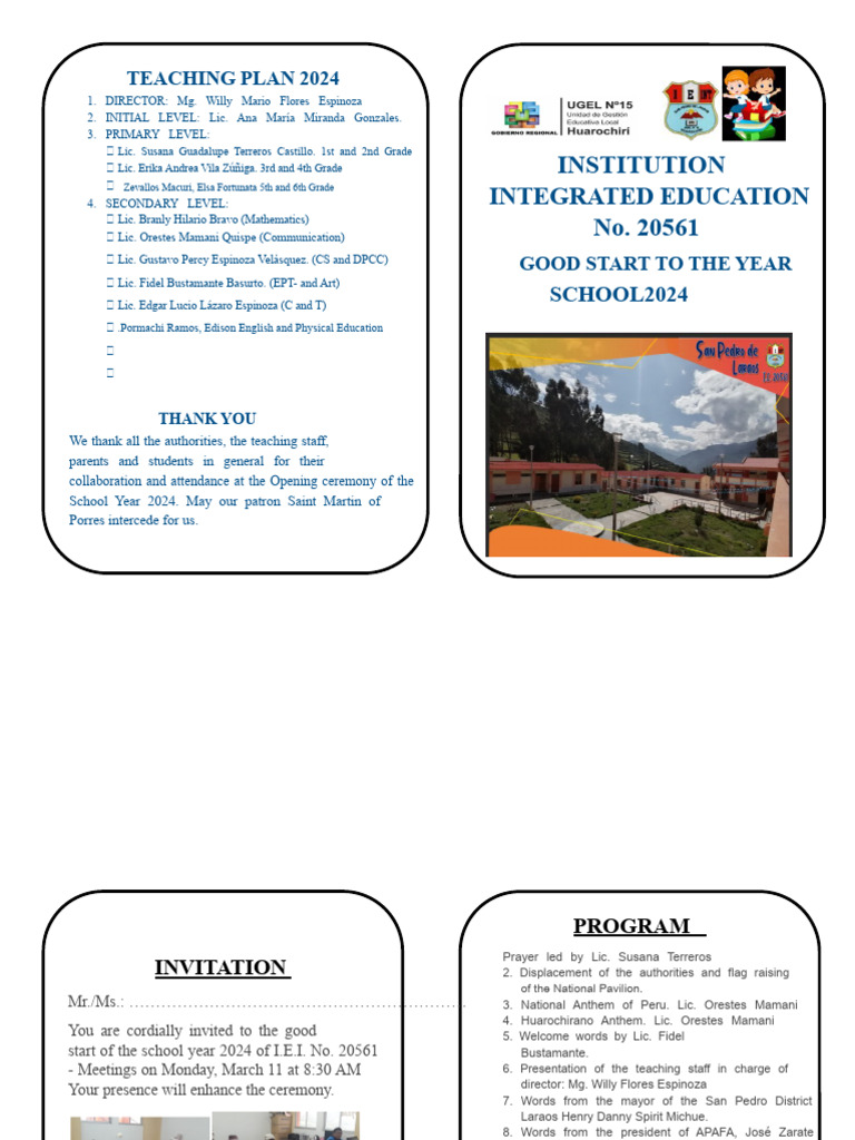 School Year Opening Program 2024 (1) | PDF | Chess Theory | Chess