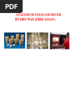 Fire Assay Techniques for Gold Analysis | PDF | Metallurgical Assay | Lead