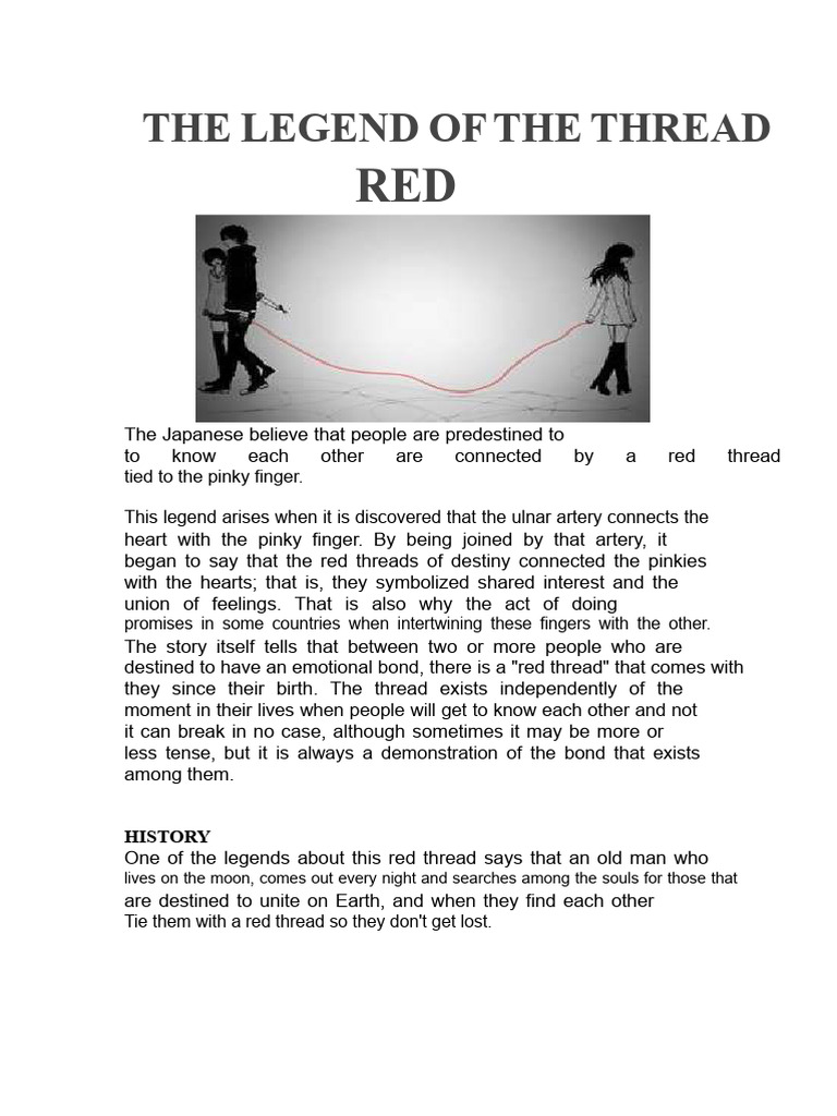 The Legend of the Red Thread of Destiny | PDF