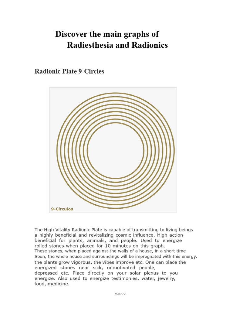 Radionic Plates: Healing & Protection Techniques | PDF | Anxiety ...
