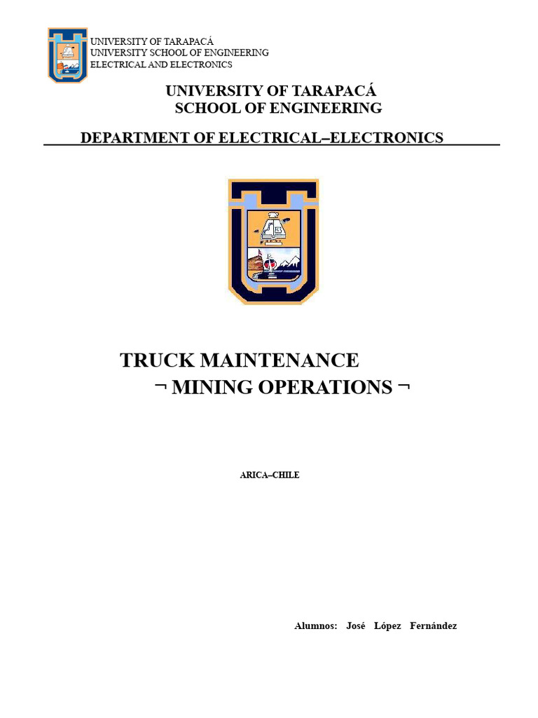 Mining Truck Maintenance Strategies | PDF | Reliability Engineering ...