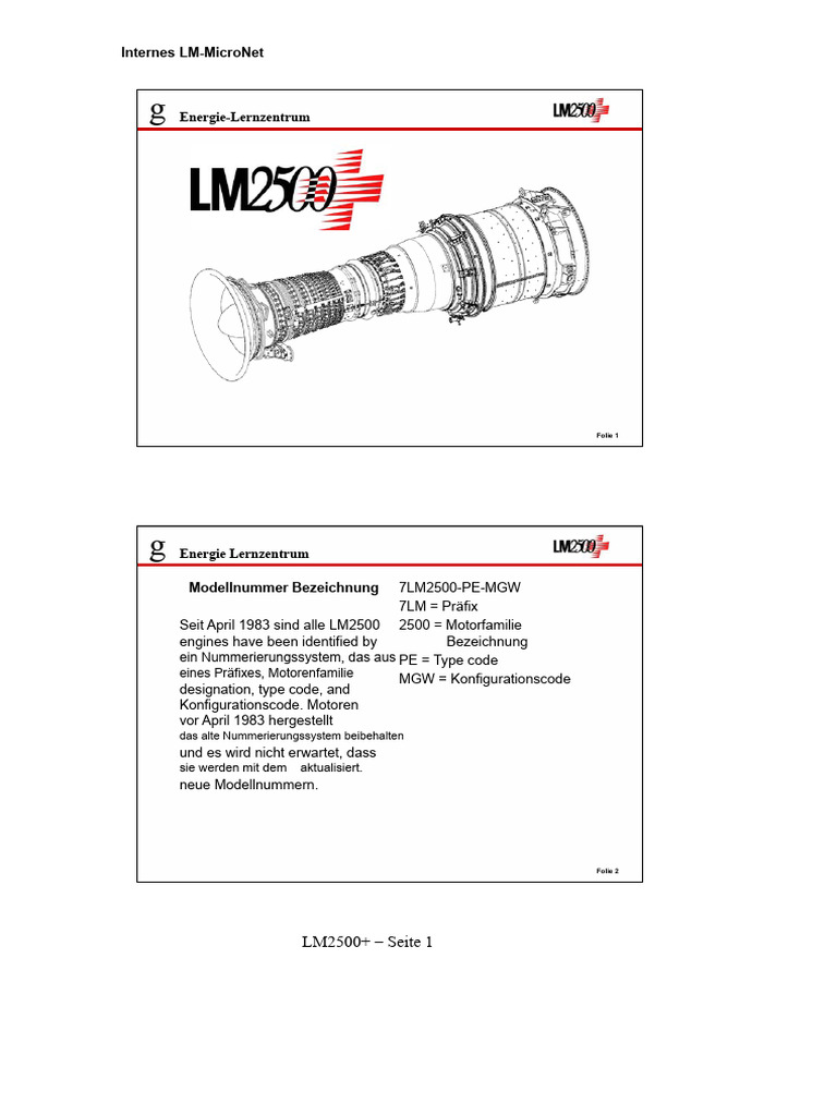 LM2500 Kurs PDF | PDF