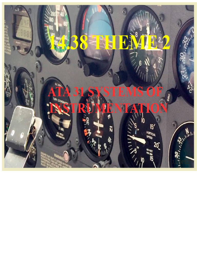 Aircraft Instrumentation Systems Overview | PDF | Gyroscope | Compass
