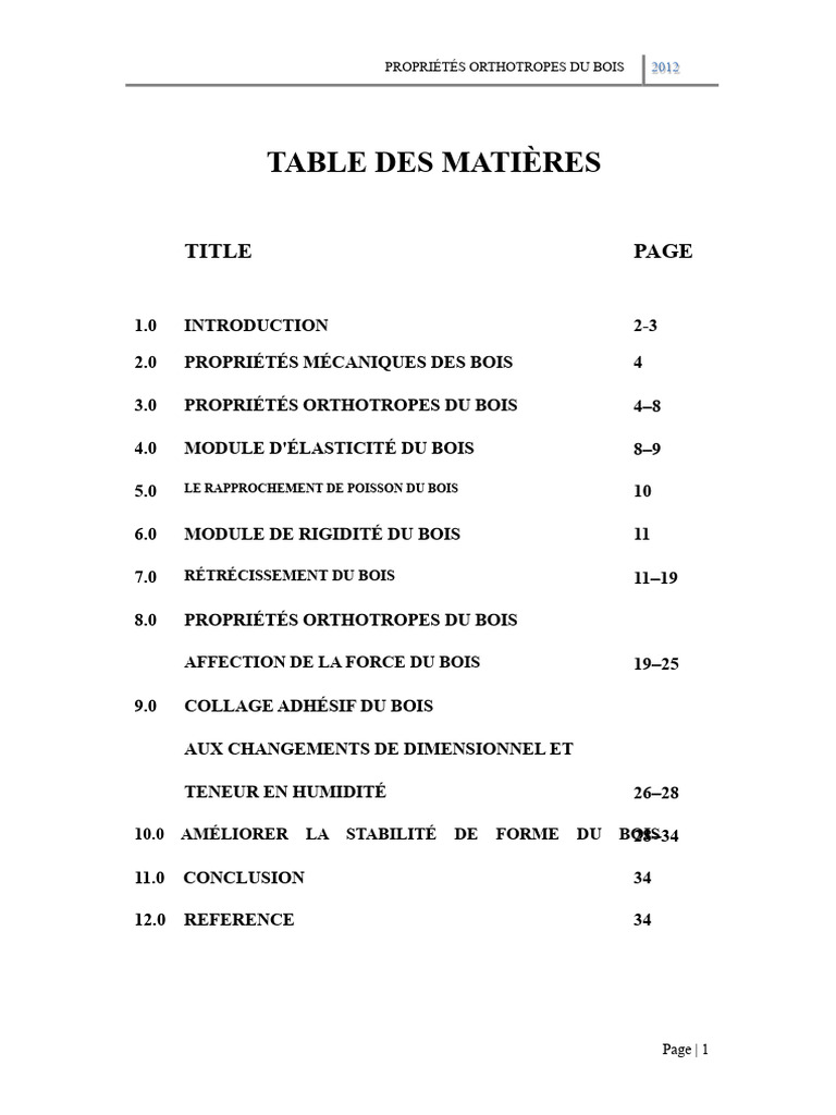 Propriétés orthotropes du bois en détail | PDF | Bois (matériau de ...