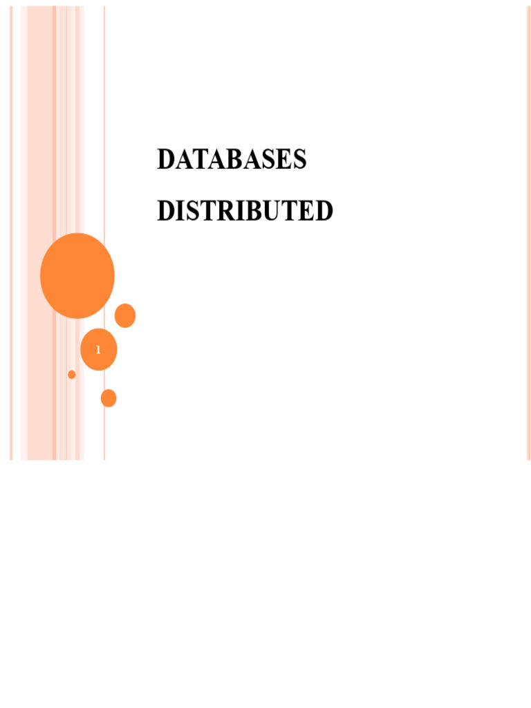 Understanding Distributed Databases | PDF | Databases | Replication ...