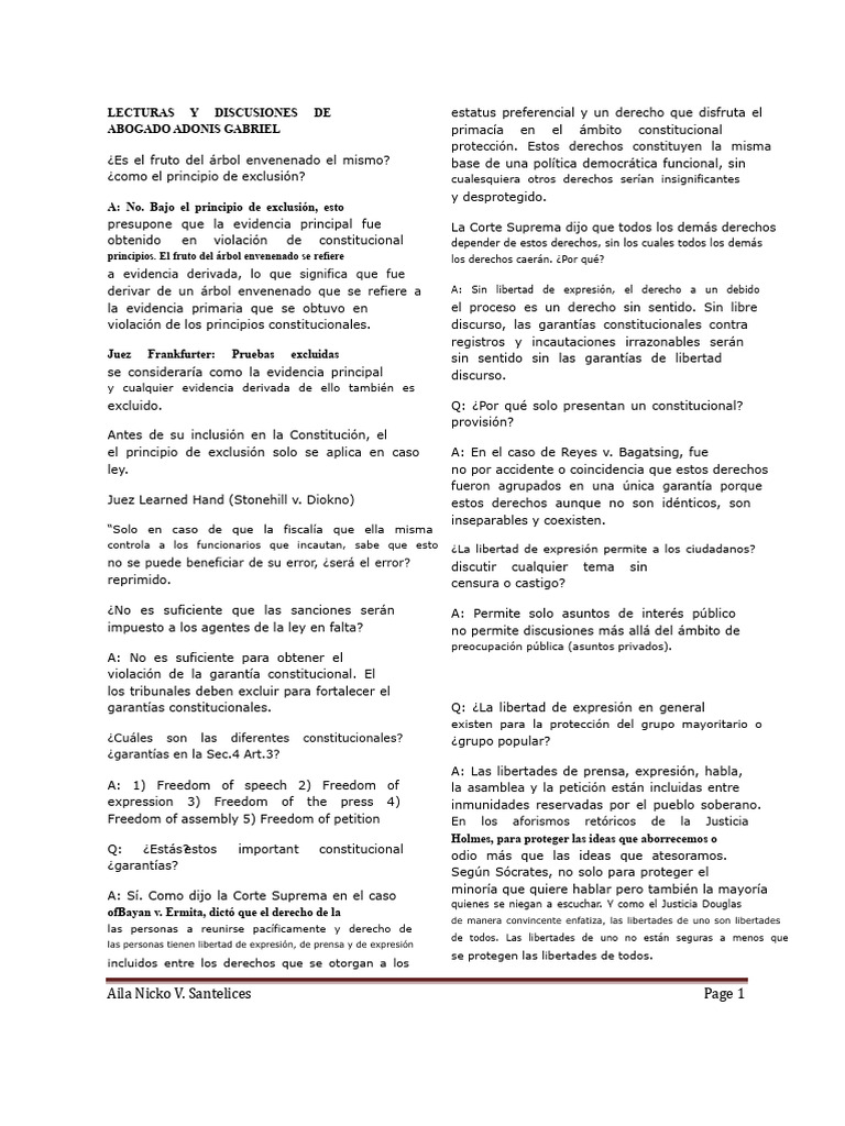 ADONIS Revisor 2 - Impreso PDF | PDF | Libertad de expresión | Constitución