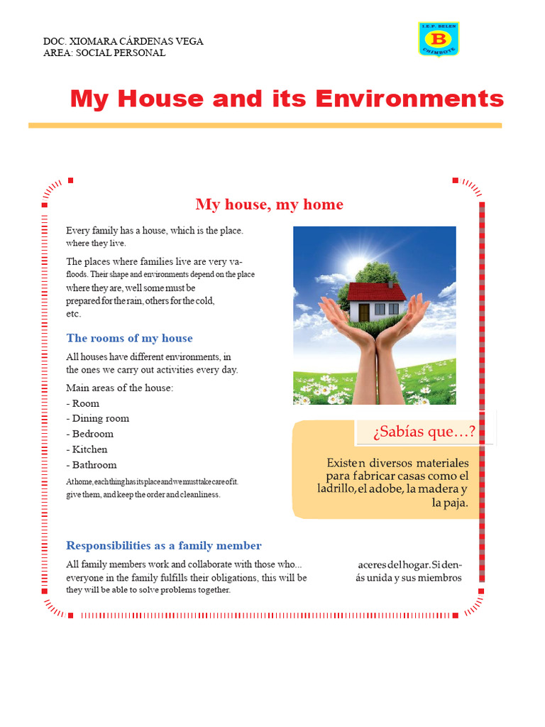 Understanding Home and Family Roles | PDF | Room | Bedroom