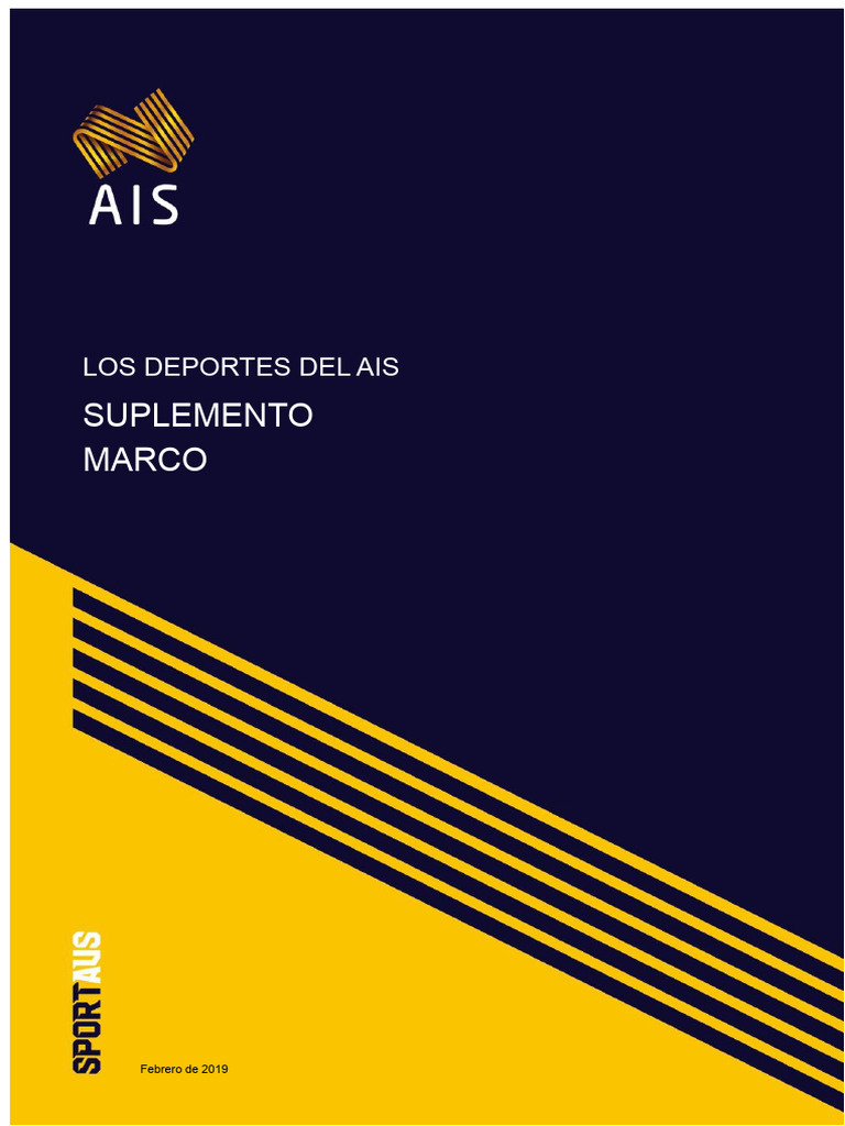 Suplementos Deportivos AIS 2019: Guía y Clasificación | PDF ...