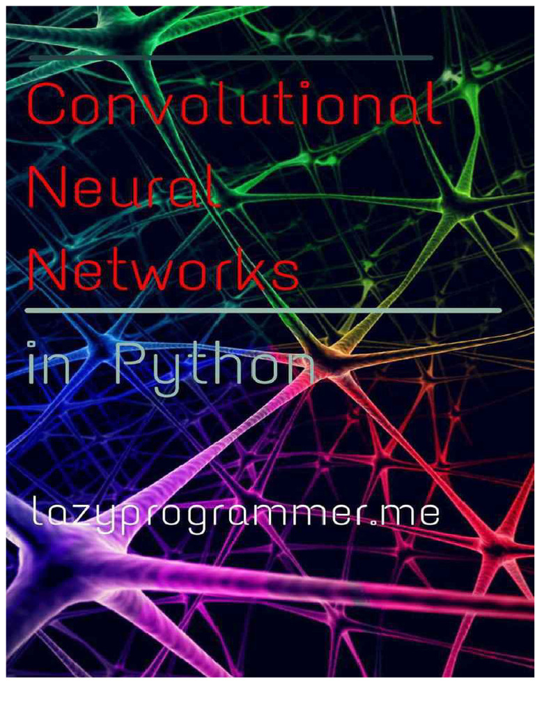 Réseaux de neurones convolutifs en Python | PDF | Apprentissage ...