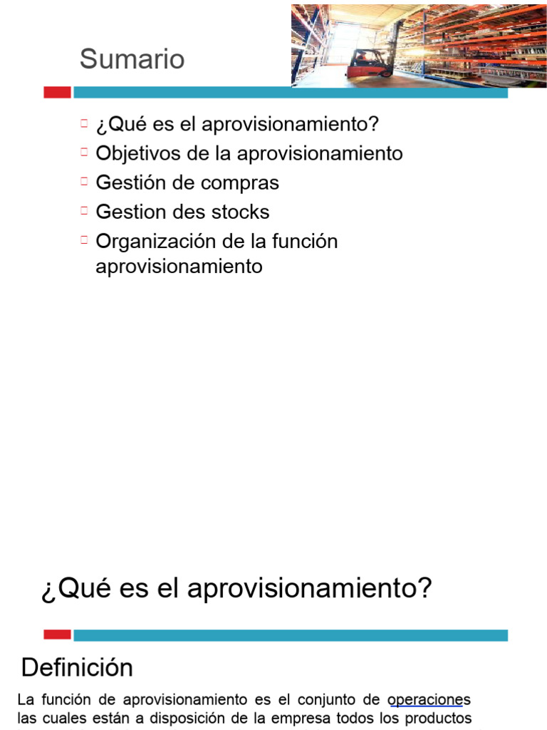 Guía Completa sobre Aprovisionamiento y Compras | PDF | Obtención ...