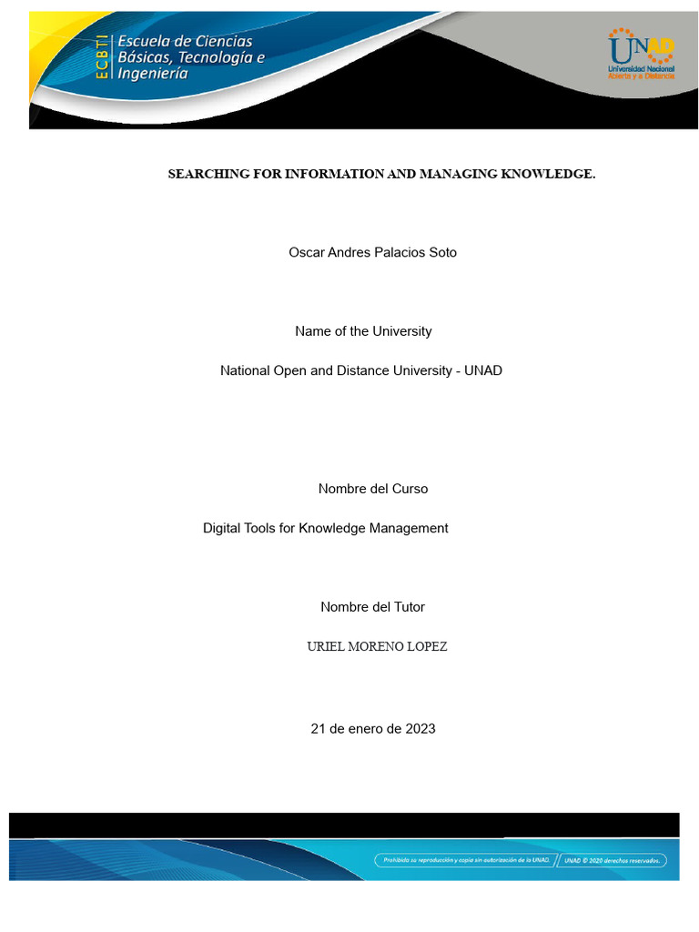 Task 5 - Digital Tools For Knowledge Management | PDF | Knowledge ...