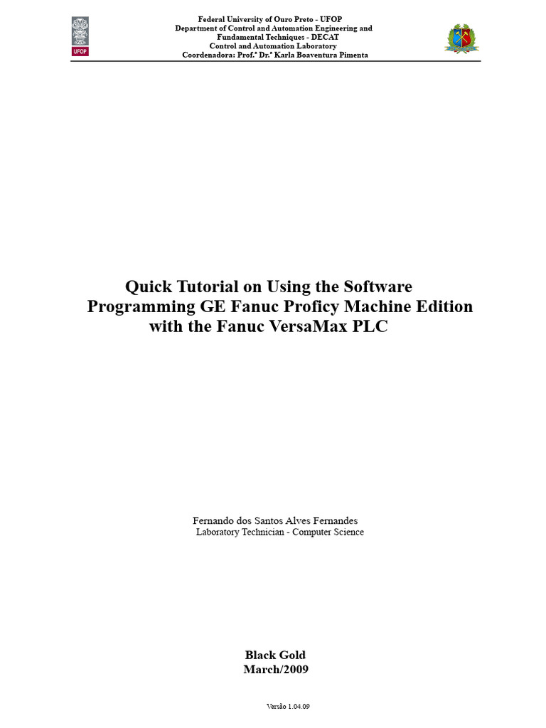 GE Fanuc Proficy Machine Edition Guide | PDF | Programmable Logic ...