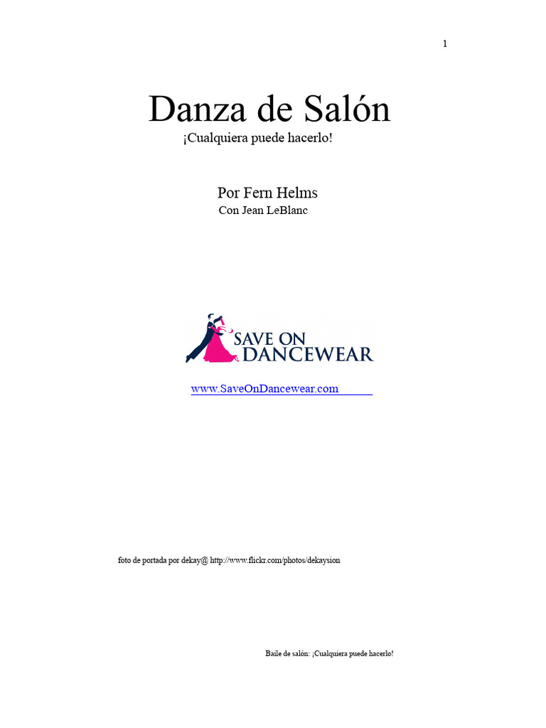 Libro de Pasos de Baile Gratis para Descargar | PDF | Bailes | Baile de ...