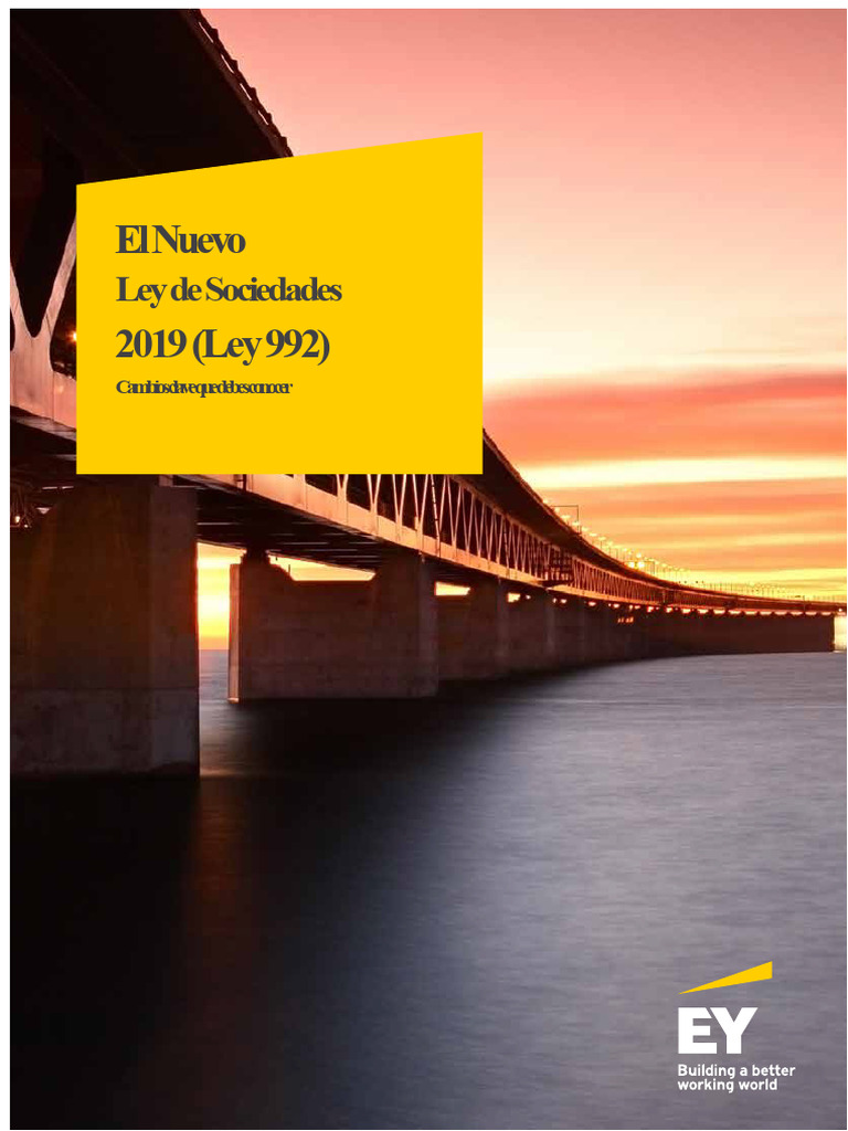 Cambios Clave en la Ley de Sociedades 2019 | PDF | Estado financiero ...