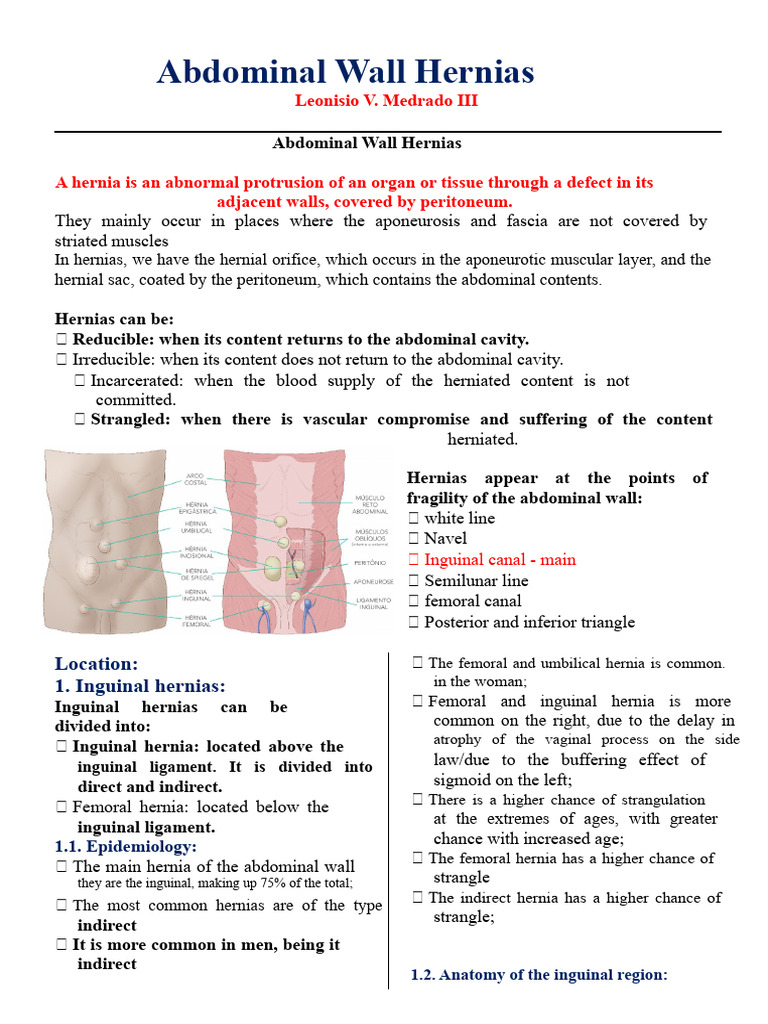 Understanding Abdominal Wall Hernias | PDF | Abdomen