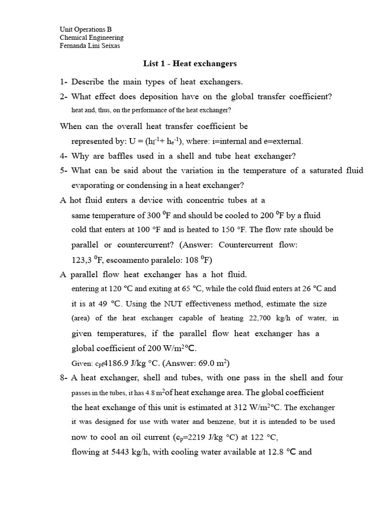 Heat Exchanger Design and Analysis Guide | PDF | Heat Exchanger | Heat ...