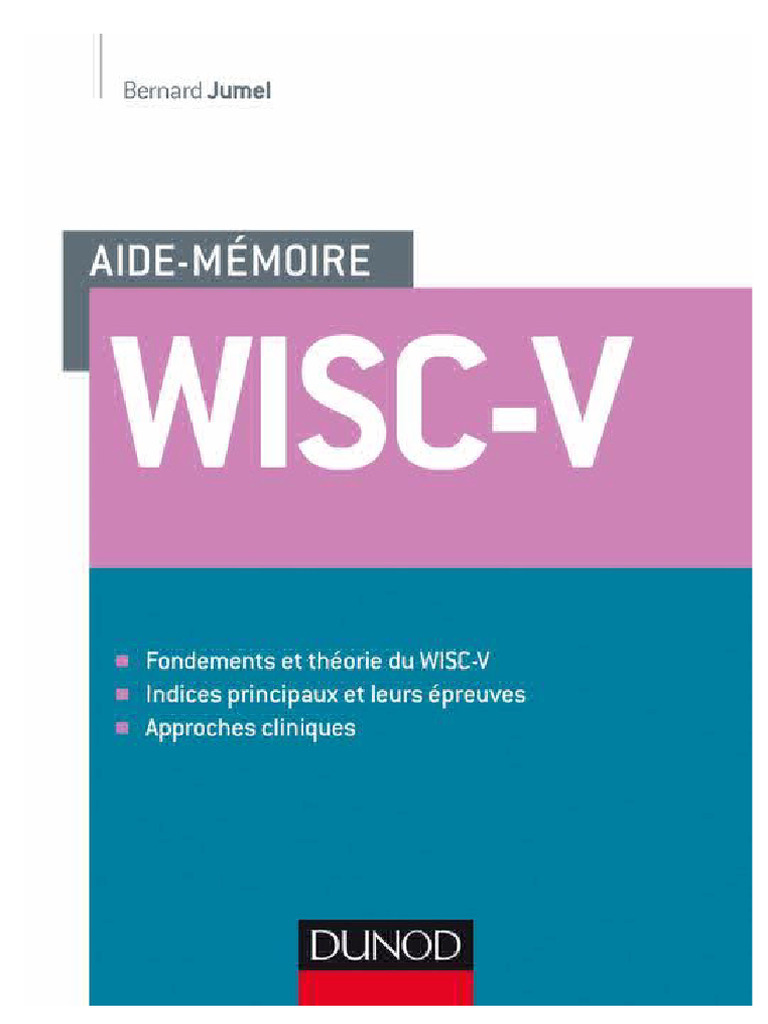 Memory aid. WISC-V-2017 | PDF | Psychology | Intelligence Quotient