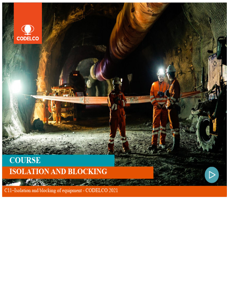 Participant Manual C11 Equipment Isolation and Lockout 2021 | PDF