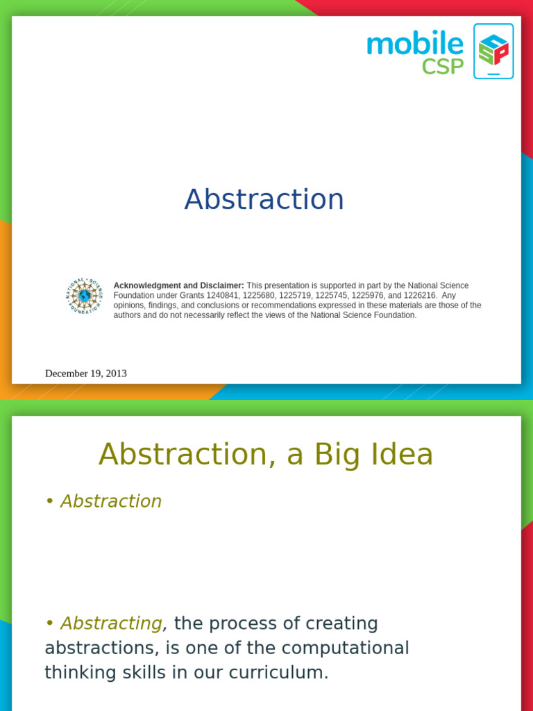 Understanding Abstraction in Computer Science | PDF | Abstraction ...