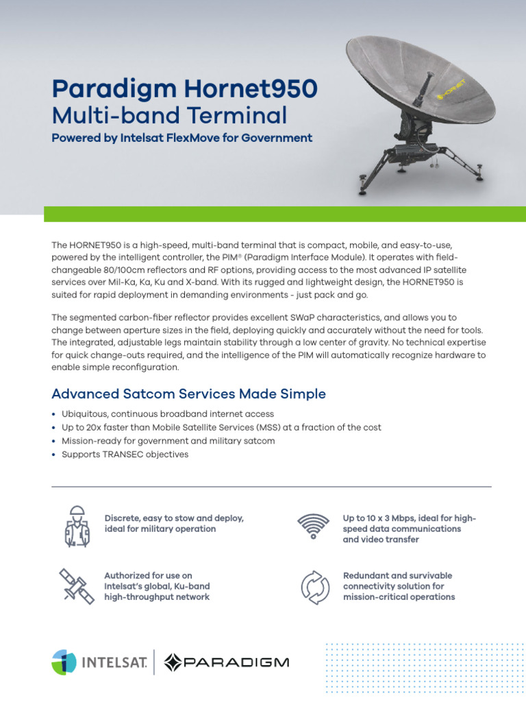 Compact Multi-Band Satcom Terminal | PDF | Communications Satellite ...