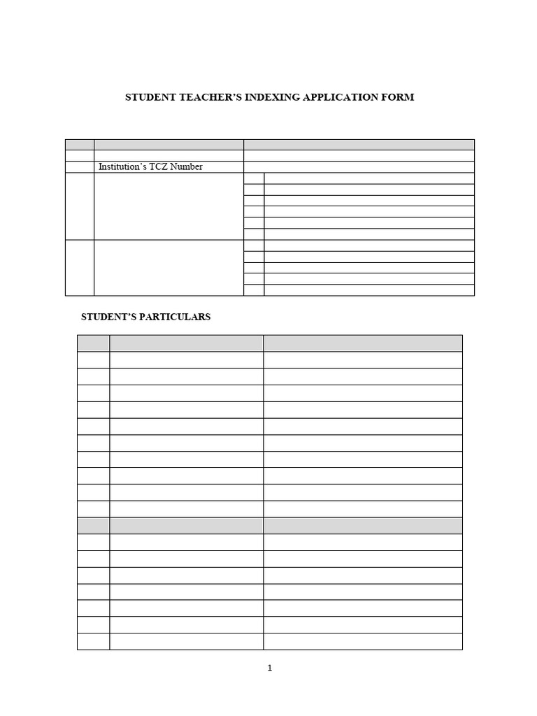STUDENT INDEXING REGISTRATION visual data 8