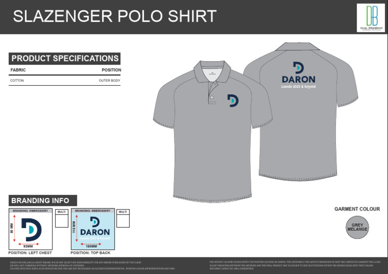 Daron Golfer Shirt Proof | PDF | Clothing | Fashion