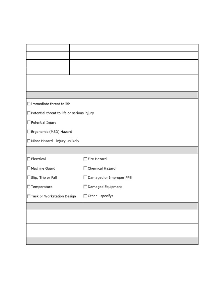 Element+2+Go2HR Hazard Report Form+(2) | PDF