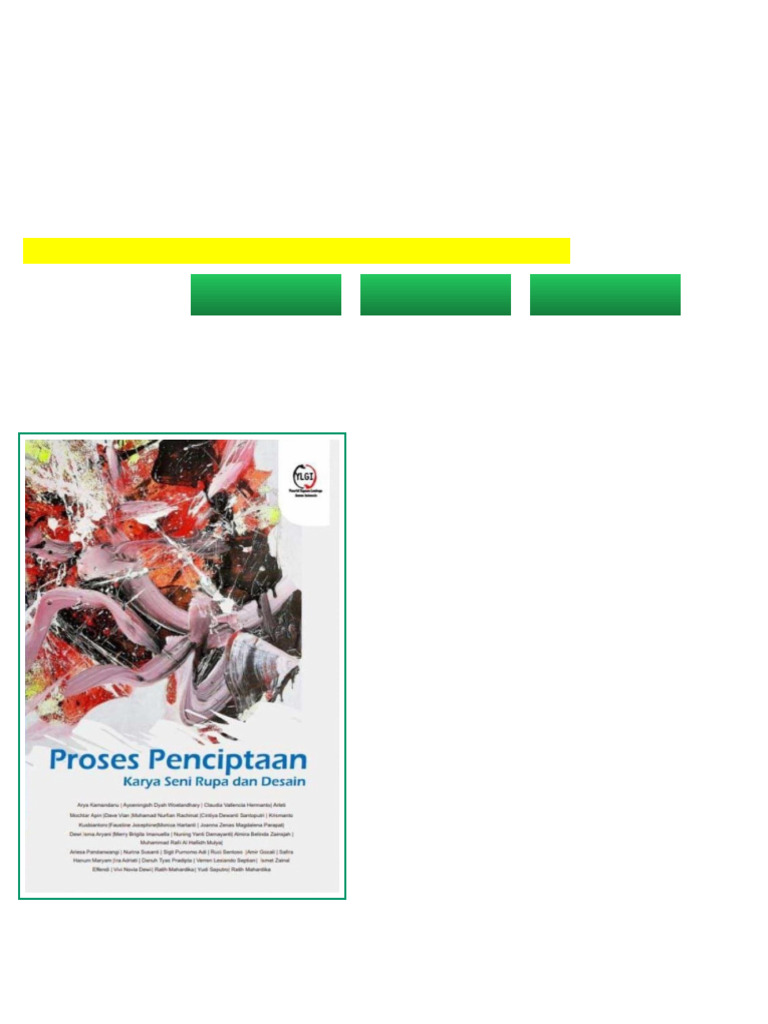 (Ebook) Proses Penciptaan Karya Seni Rupa Dan Desain by Ariesa ...