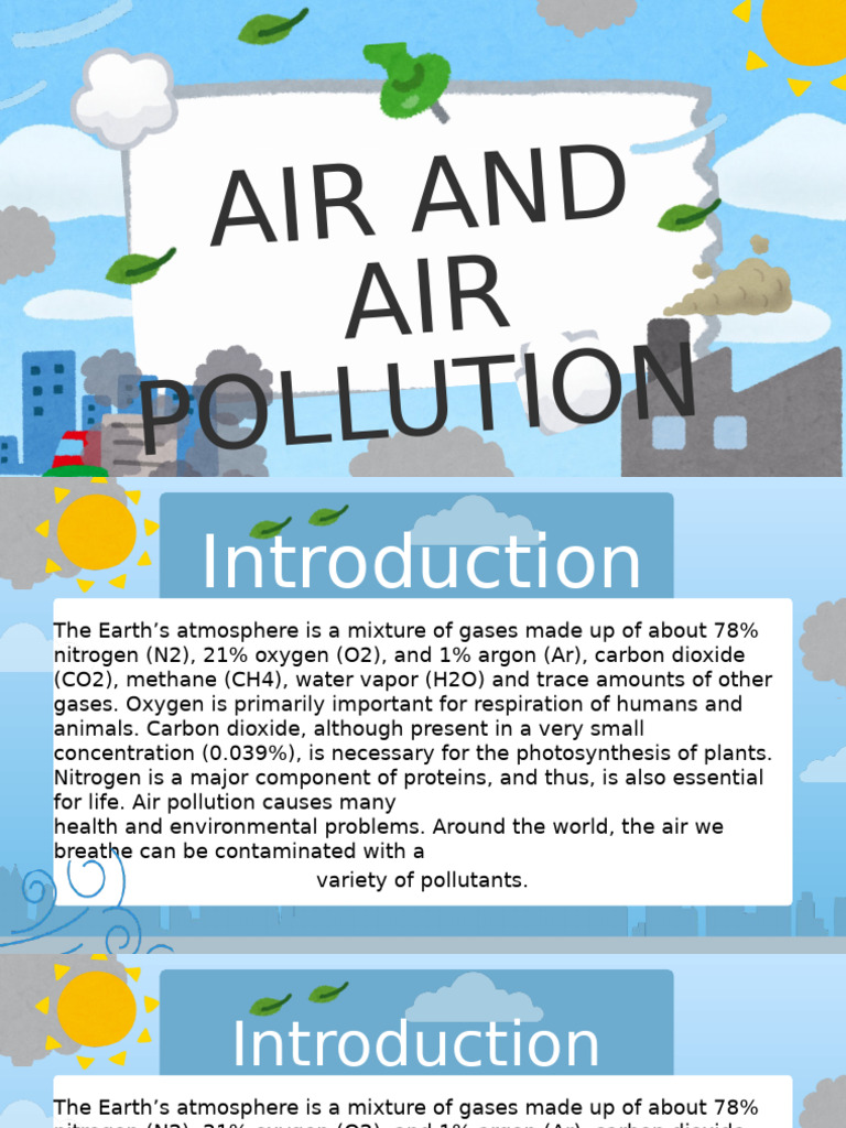 TOPIC-14-Air-and-Air-Pollution | PDF | Atmosphere Of Earth | Air Pollution