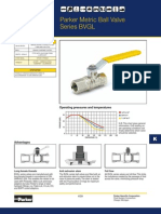 BVG4 1 2L Parker Brass Ball Valve