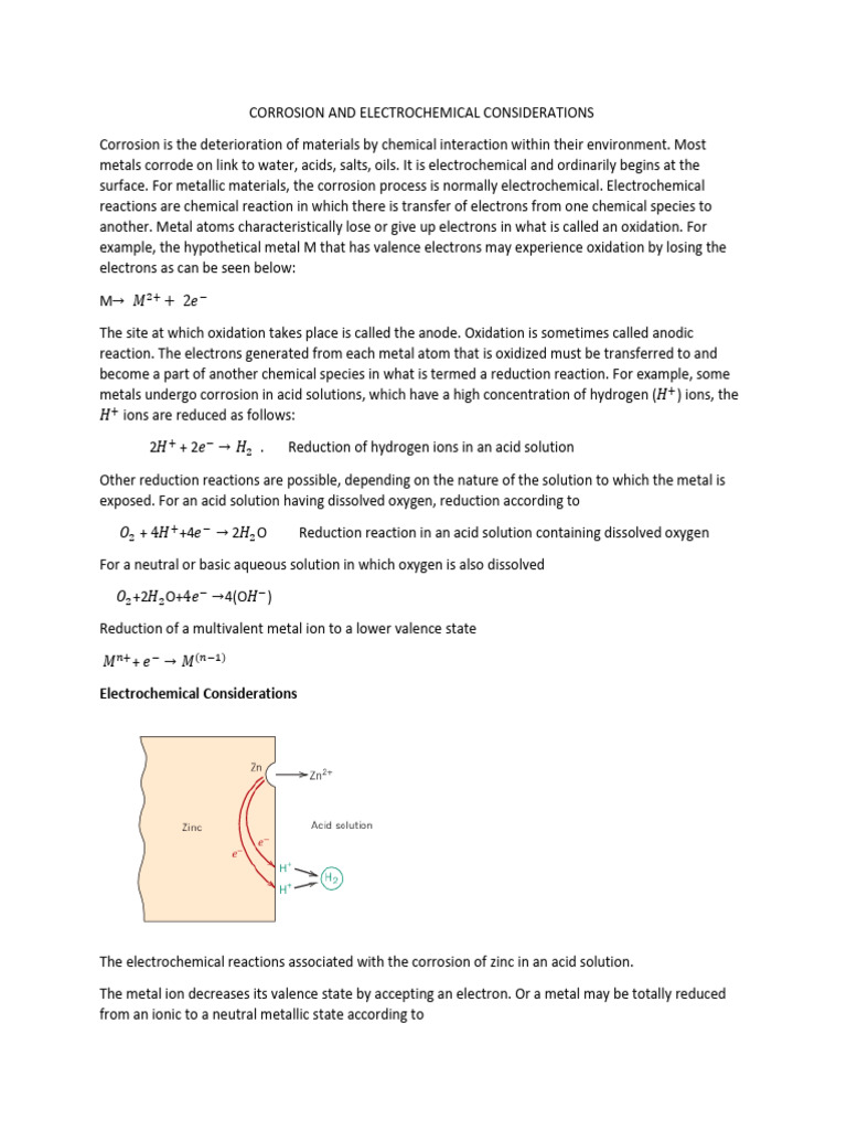 Electrochemical | PDF | Corrosion | Electrochemistry
