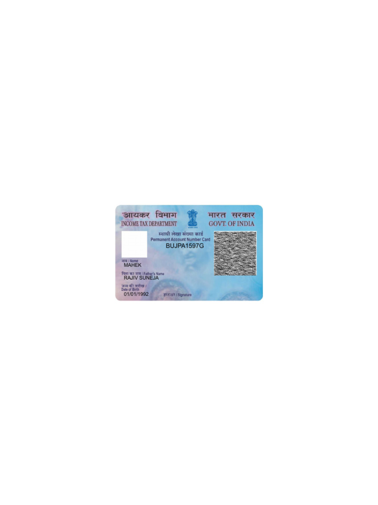 Pan Card Edit | PDF