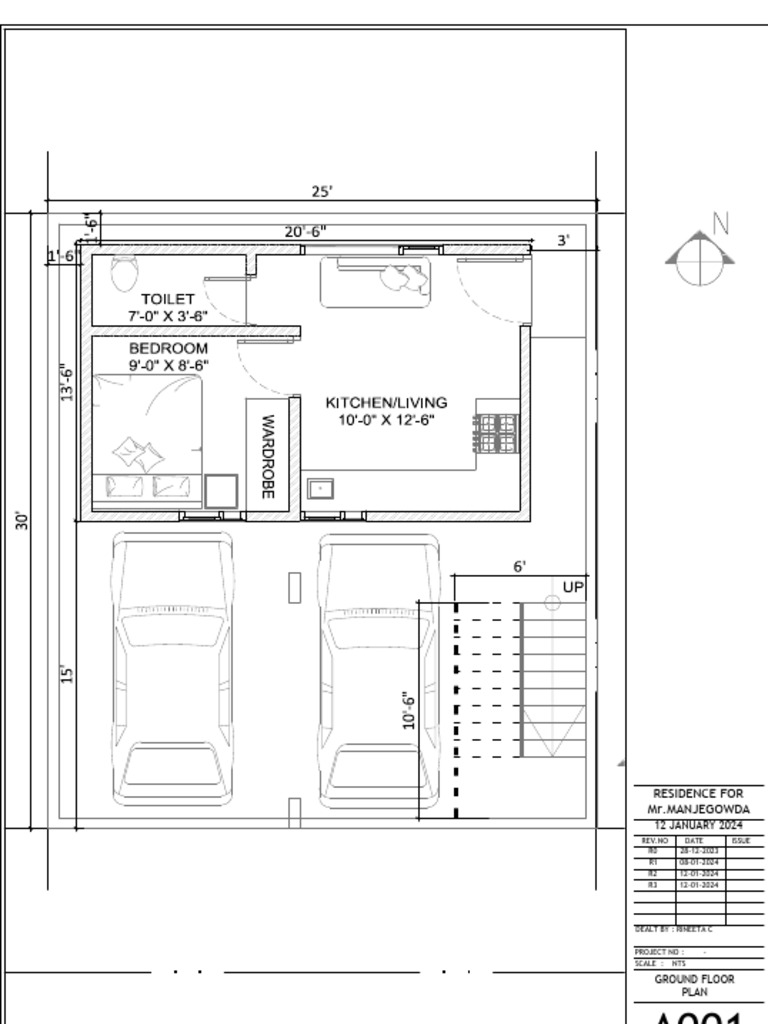 Ground Floor Plan for Residence | PDF