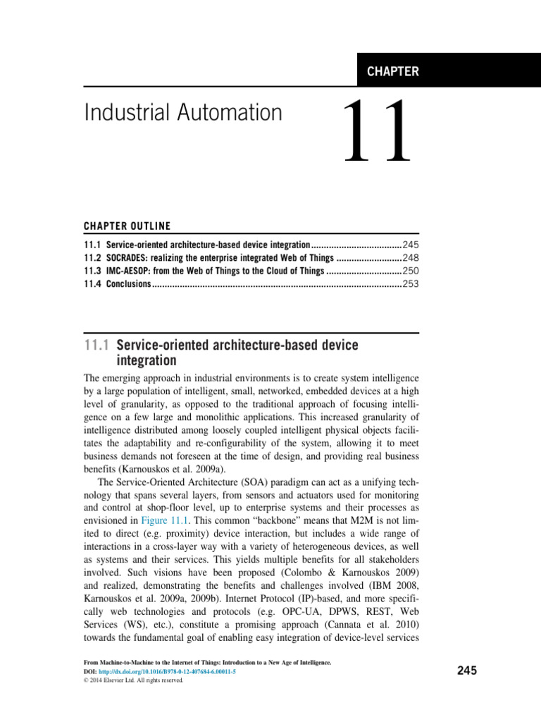 SOA in Industrial Automation Integration | PDF | Cloud Computing ...