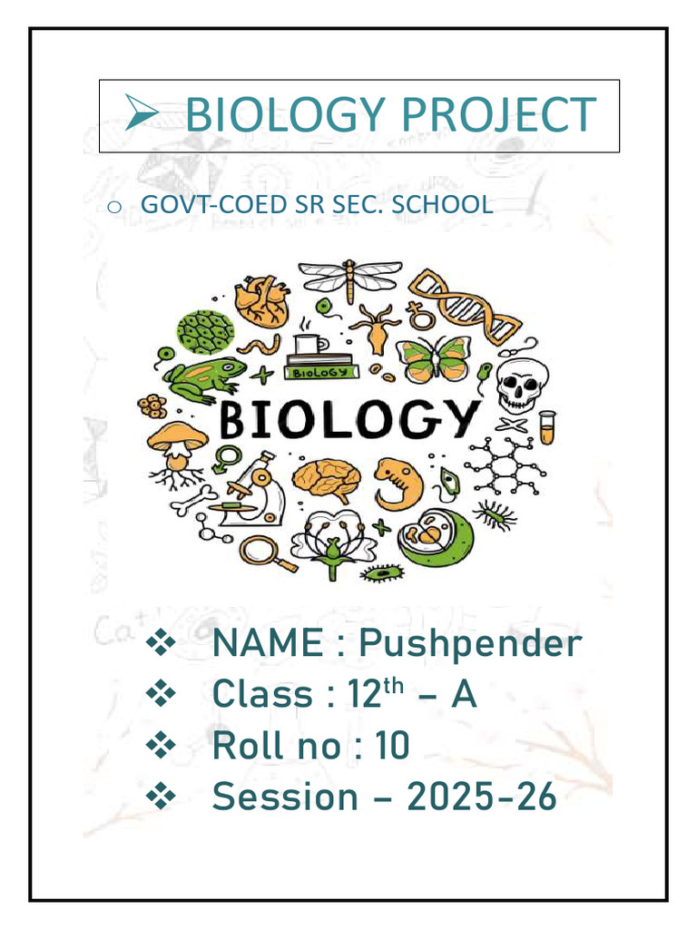 Biology Project | PDF