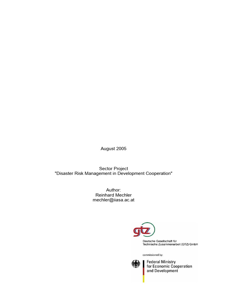 Cost-Benefit Analysis for Disaster Management | PDF | Cost–Benefit ...