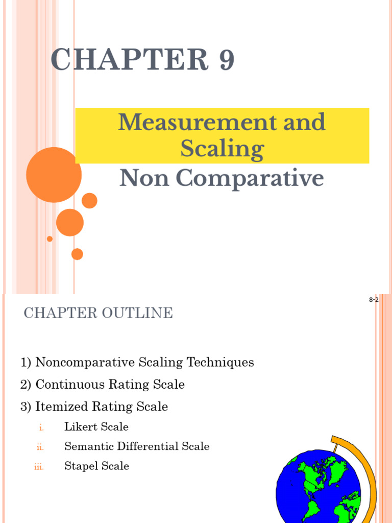 Noncomparative Scaling Techniques Explained | PDF | Validity ...