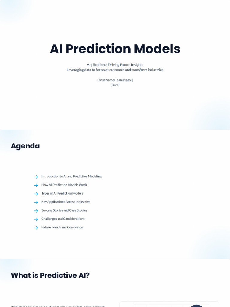 AI Prediction Models & Applications-1-5 | PDF