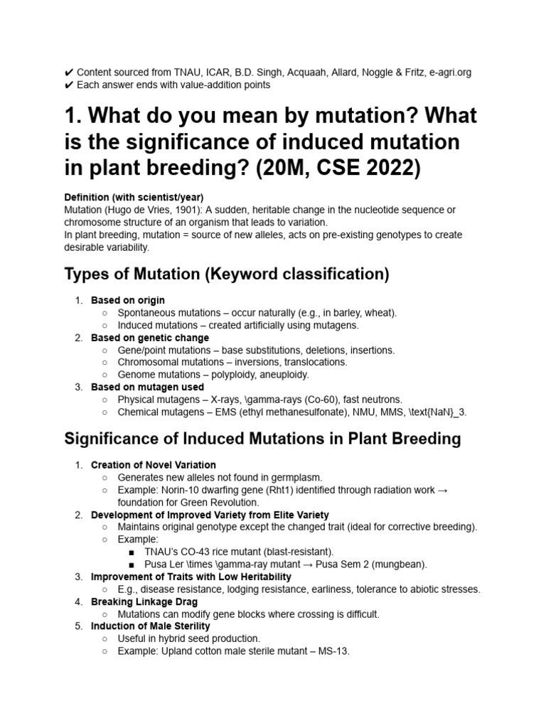 DOC-20251130-WA0005 | PDF | Plant Breeding | Mutation